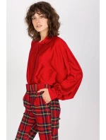 Košeľa s dlhým rukávom model 174050 Taliansko Moda Košeľa s dlhým rukávom model 174050 Taliansko Moda