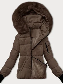Dámská zimní bunda v barvě s odepínací kapucí model 21248241 - S'WEST