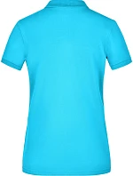 JN 709 Dámské elastické piqué polo model 22488570 turquoise - Daiber