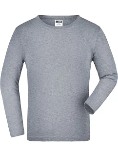 JN Dětské tričko s dlouhým rukávem 02. grey heather model 22493801 - Daiber
