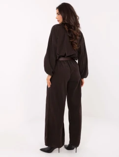 IT nohavice SP 25782.73 tmavohnedé