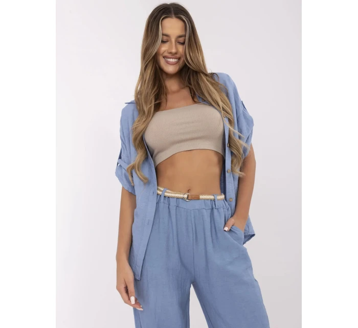 Spodnie MI SP model 21151254 niebieski - FPrice