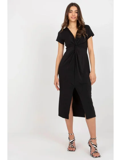 Dámské denní šaty model 18828837 černé New Collection - FPrice Dámské denní šaty model 18828837 černé New Collection - FPrice