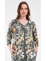 Dámske domáce šaty s trojštvrťovými rukávmi Marie Dámske domáce šaty s trojštvrťovými rukávmi Marie