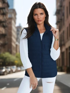 Dámska tmavomodrá vesta ROSILA FashionStreet TY2583