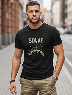 Tshirt męski z  czarna model 22182523 - FashionStreet