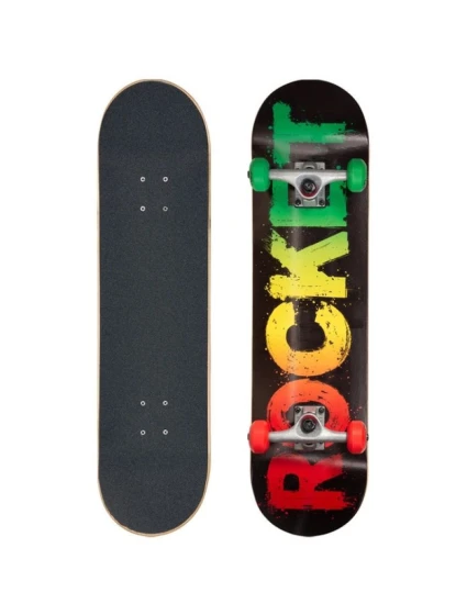 Rocket Rasta Fade 8" skateboard RKT-COM-1535 Rocket Rasta Fade 8" skateboard RKT-COM-1535