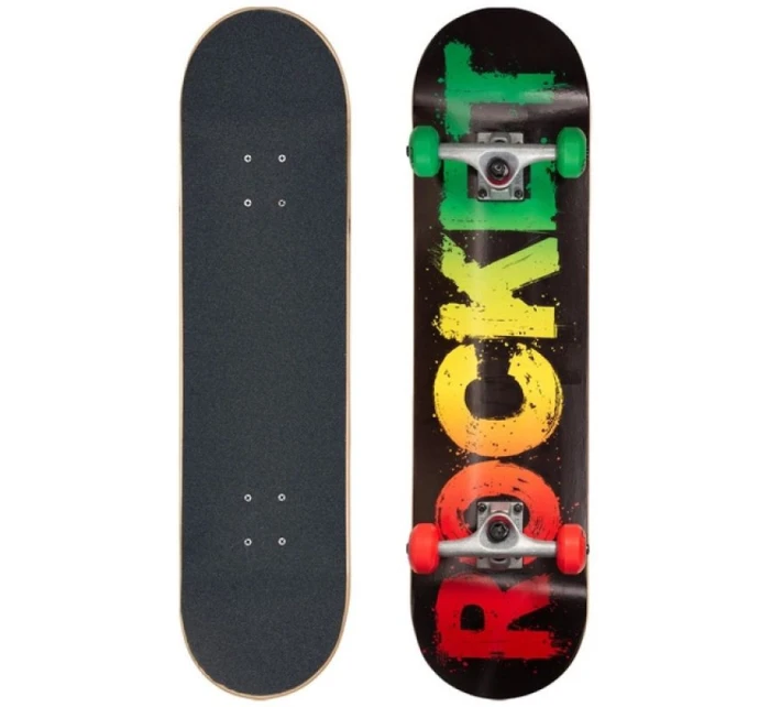 Rocket Rasta Fade 8" skateboard RKT-COM-1535 Rocket Rasta Fade 8" skateboard RKT-COM-1535