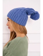 Fleecová čiapka Paulina K227 light denim