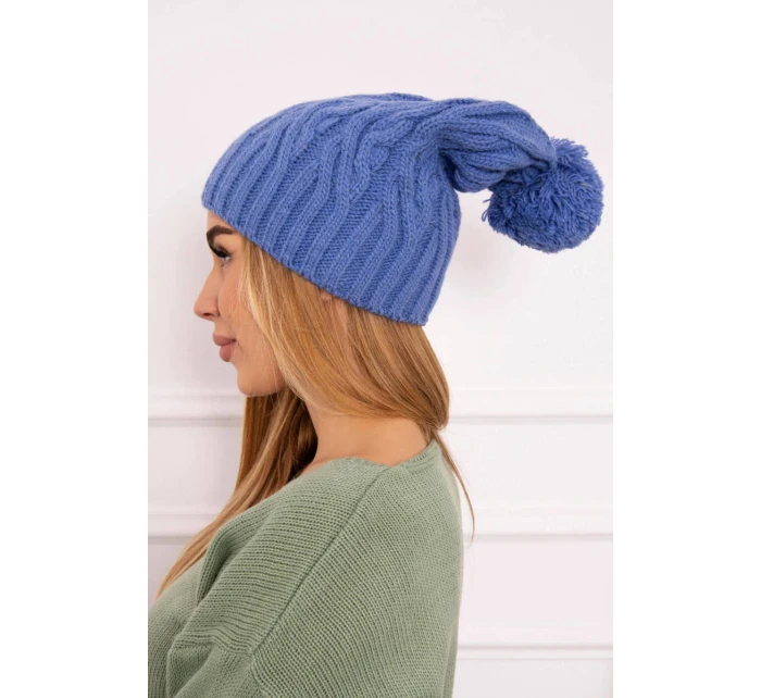 Fleecová čiapka Paulina K227 light denim