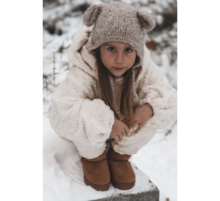 Dziecięce Śniegowce Botki Ocieplane Camel Nallita Dziecięce Śniegowce Botki Ocieplane Camel Nallita