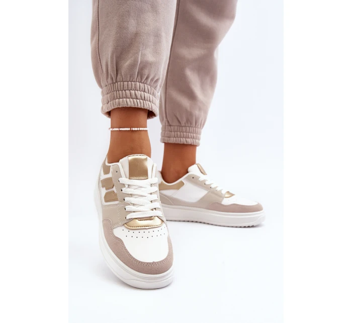 Dámské nízké tenisky béžové model 21651086 - Boto