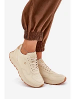 Lehké Sportovní Boty Dámské Big Star model 21690790 HIPOLY SYSTEM Béžové - Big Star Shoes