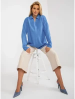 Dámský svetr LC SW  modrá  model 18132799 - FPrice