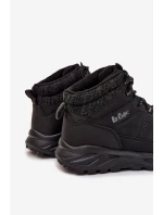 Pánske zateplené trekingové topánky Lee Cooper - čierne