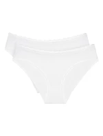 Dámske nohavičky Feel Of Cotton Tai 2P - WHITE - biela 0003 - TRIUMPH