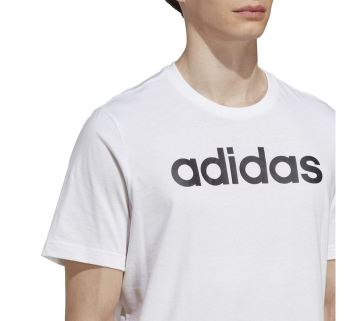 Tričko adidas Essentials Single Jersey s lineárnym vyšívaným logom M IC9276