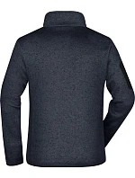 JN Pánská pletená fleecová bunda 02.0 dark grey model 22489551 - Daiber JN Pánská pletená fleecová bunda 02.0 dark grey model 22489551 - Daiber