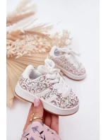 Buty Sportowe Dziewczęce Z Motywem Jednorożca Białe Ilana