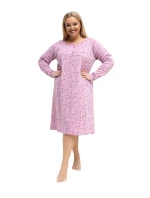 DU KN nočná košeľa FP 607.04P tmavoružová