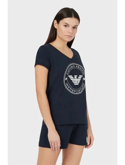 Dámské pyžamo  tm.modrá model 15218469 - Emporio Armani