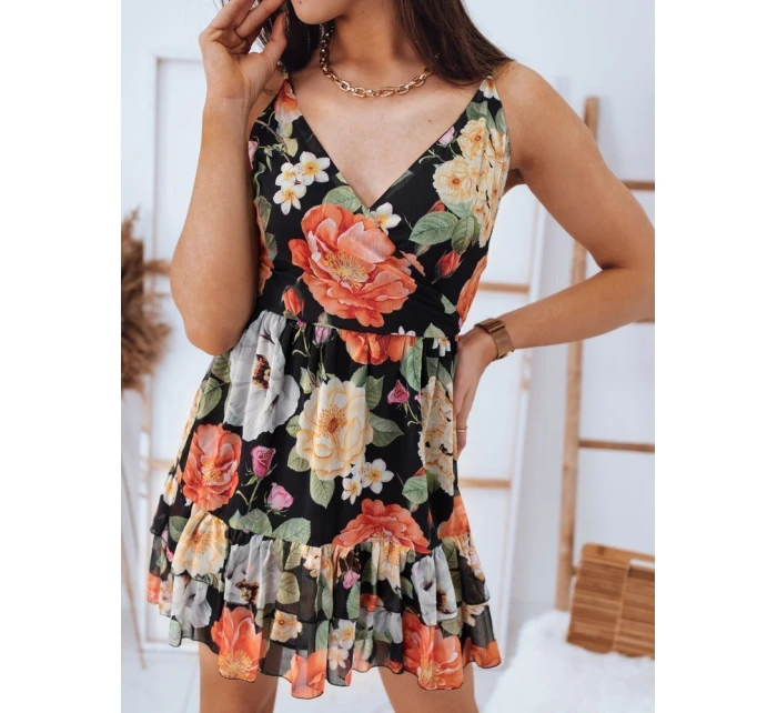 MADI šaty čierne FashionStreet EY1615 MADI šaty čierne FashionStreet EY1615