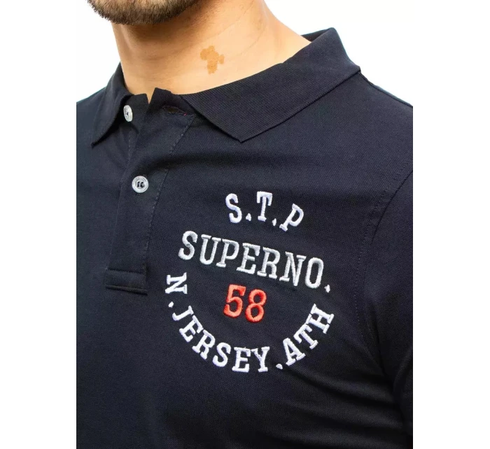 FashionStreet pánske tmavomodré polo tričko PX0418