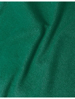 Zelené rebrované šaty s okrúhlym výstrihom (5131-13)
