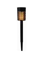 SOLÁRNA LAMPA S EFEKTOM OHŇA PLAMEŇ 5,5X36CM 6 LED