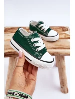 Dziecięce Trampki Klasyczne Zielone Filemon