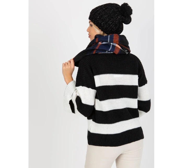 Tunelová šála AT KM model 17772708 tmavě modrá - FPrice Tunelová šála AT KM model 17772708 tmavě modrá - FPrice