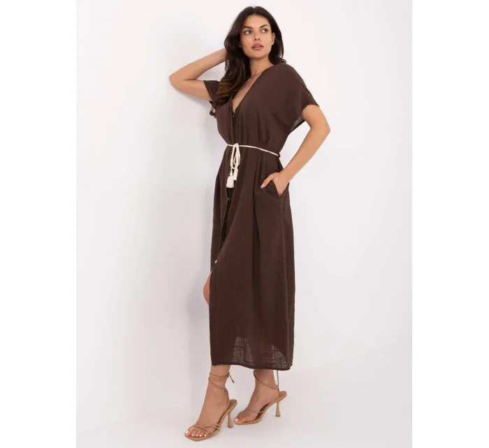 TW SK BI šaty 2022126.59 tmavohnedá TW SK BI šaty 2022126.59 tmavohnedá