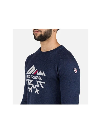 Rossignol Alpine Half Zip Sweater námořnická modrá