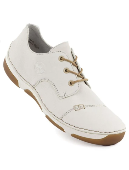 Dámská pohodlná bílá polobotka model 21910632 - Rieker