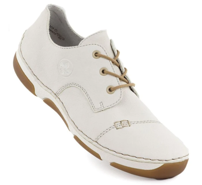 Dámská pohodlná bílá polobotka model 21910632 - Rieker