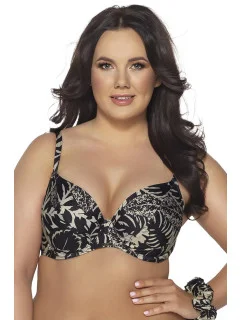 Dámská plavková podprsenka model 21101162 Mocca s černou - Ava