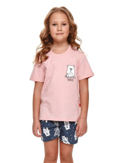 Dívčí pyžamo Bear růžové