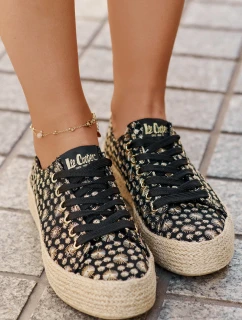 Vzory tenisky dámské na platformě s pletením model 21694043 černé - Lee Cooper