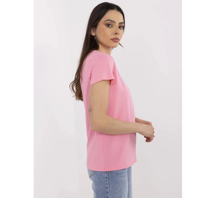 T shirt CLM TS model 21094467 różowy - FPrice T shirt CLM TS model 21094467 różowy - FPrice