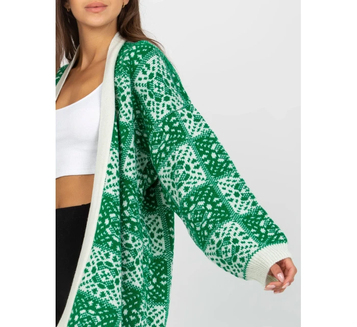 Dámsky sveter LC SW 0301 biely zelený Dámsky sveter LC SW 0301 biely zelený