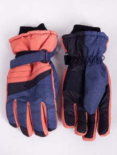 Yoclub Pánske zimné lyžiarske rukavice REN-0272F-A150 Multicolour