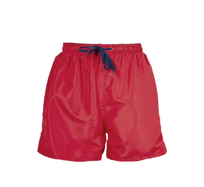 Yoclub Plavky Chlapčenské plážové šortky Maroon