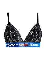 Dámska čipkovaná podprsenka Undersized Jeans UW0UW03508-BDS - Tommy Hilfiger