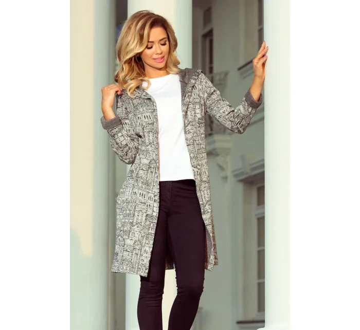 Sveter na zapínanie model 123049 Numoco