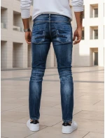 Pánske modré džínsové nohavice FashionStreet UX3948