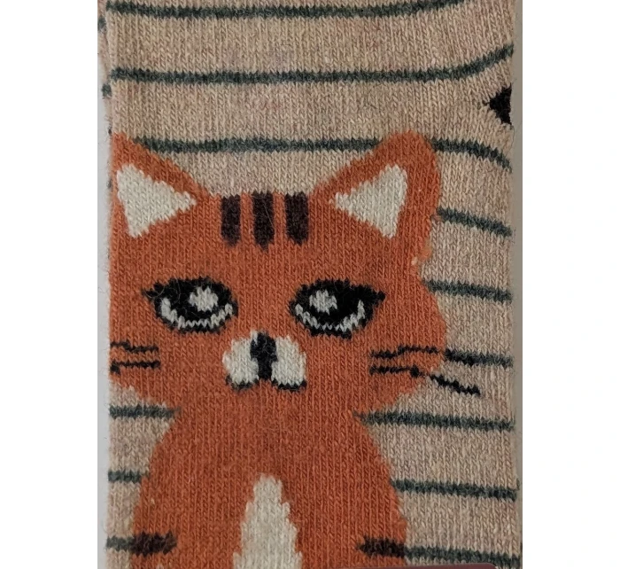 Ponožky WiK 002 Angora dámské 02 Cats 35-42