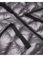 KRÓTKA KURTKA ZIMOWA DAMSKA SZARA model 21244791 - J.STYLE