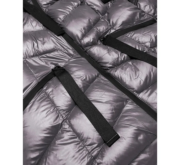 KRÓTKA KURTKA ZIMOWA DAMSKA SZARA model 21244791 - J.STYLE