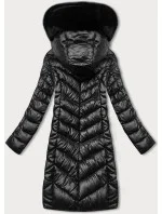 Dámska prešívaná zimná bunda S'west black (B8268-1)