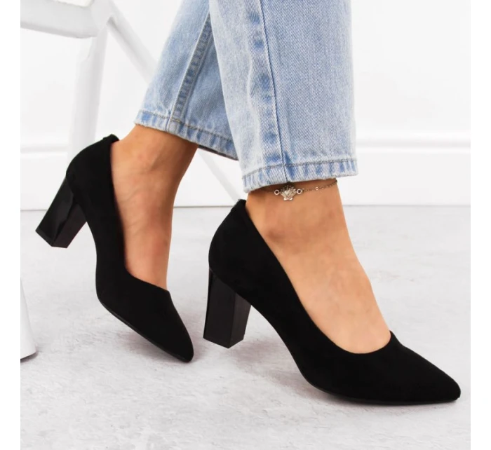 W  lodičky na jehlovém podpatku model 20810228 - SERGIO LEONE